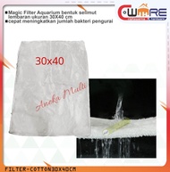 Filter Cotton Magic Carpet Media Filter Saringan Air Akuarium Kolam