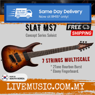 Jackson Concept Series SLAT MS7 Electric Guitar, 2-tone Bourbon Burst