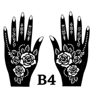 Sticker inai / Sticker Henna / Henna Stencil / Mehndi Stencil NEW DESIGN