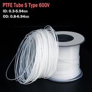 PTFE Tube For 3D Printer Parts Pipe ID 0.3-5.9mm FEP Insulated Hose Rigid Pipe 600V