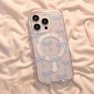 Push blue butterfly clip, used for phone cases 17/16/15/14 Promax and iPhone 13