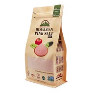 WBM  Himalayan Chef Pink Salt Fine Stand Up Bag w/Window,100% Pure Natural Himalayan Pink Salt - 1 LBS
