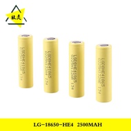 South Korea3.7V LG18650HE4Lithium Battery Core 2500mAhMobile Power Battery Notebook Lithium Battery Core