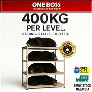 (✅Ready Stock) Heavy Duty Boltless Rack Warehouse Store Home Storage Rak Dapur Besi bertingkat