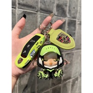 Porsche Key Shell Green Lizard New Cayenne macan718 Palamela 911taycan922 Key Pendant Famous Premium