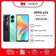 OPPO A78 4G Smartphone (8GB RAM+256GB ROM) | Original OPPO Malaysia