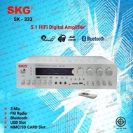 เครื่องขยายเสียง ชุดโฮมเธียรเตอร์ 5.1 SKG SK-333 system 5.1 Channel Center Surround LR Front LR BL