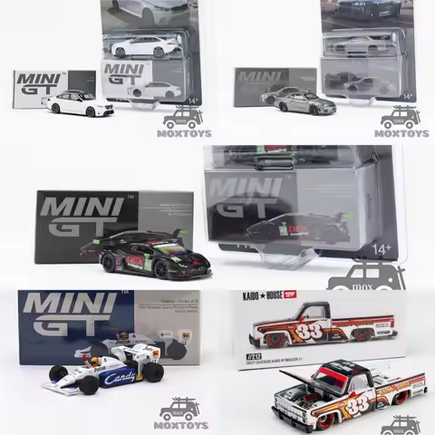 MINI GT / Kaido House x MINI GT 1:64 M5 Skyline Huracán Toleman TG184 Silverado Diecast Model Car