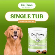 Dr Paws Allergy & Immune Anti-Allergy Chews For Dogs | Allergy Aid 1 x 360g