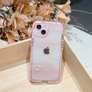 Ốp Điện Thoại Iphone  Màu Gradient Họa Tiết Hình Tim Chống SốcChống Trầy - JERRY SHOP