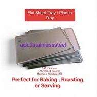 Aluminized Flat Sheet/Planch baking Tray 13"x18"x1/2 / 0.16 Thickness MAKAPAL