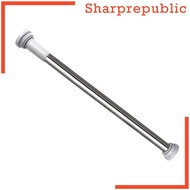 [Sharprepublic] Stainless Steel Extendable Telescopic Curtain Tension Rod Window 50-80cm