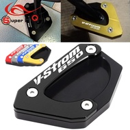 For SUZUKI V-STROM VSTROM DL650 DL 650 650XT XT Motorcycle Accessories Kickstand Foot Side Stand Ext
