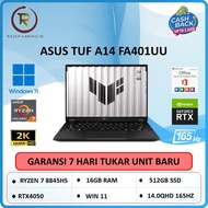 ASUS TUF A14 FA401UU RYZEN 7 8845HS RTX4050 6GB/ 16GB 512GB W11+OHS+O365 14.0QHD 165HZ 100SRGB GRY -