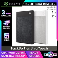 Seagate BackUp Plus ULTRA TOUCH 1TB 2TB 2.5IN USB-C USB3.0 Black White 12BUY.MEMORY