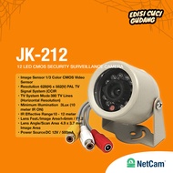 CCTV OUTDOOR CCD CAMERA JK-212 / LT-3322 INFRARED 520TVL FIXED LENS (OLD STOCK)
