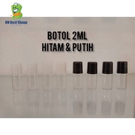 1 Botol kosong 2ml/Botol perfume kosong tebal/Botol minyak wangi kosong 2ml roll on