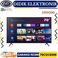 LED TV 70 Inch Coocaa 70CUC6500 4K UHD Smart WIFI Android TV