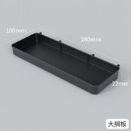 黑色洞洞板免打孔壁掛式收納架電競房專用鍵盤耳機手辦上牆展示架