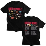 Bbno$ It's Pronounced Baby No Money European Tour 2025 T-shirts Rapper Humorous Cotton T Shirt Short