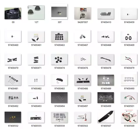 CROSSRC BC8 RC Car Spare Parts set 1
