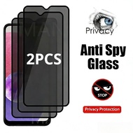 2Pcs Tempered Glass Screen Protector For vivo Y97 Y95 Y93s Y93 Mediatek Privacy Black Edge Protectiv