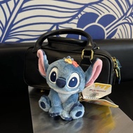 12cm Stitch Cute Sitting Pendant, Plush Keychain, Bag Doll Charm