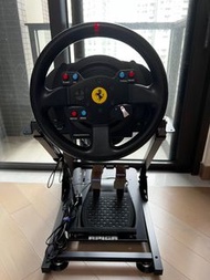 THRUSTMASTER Ferrari 賽車軚盤 +兩腳踏連 APIGA 摺合式賽車架