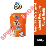 Hero 99 Detergent Liquid Perfume Floral Refill Pack 300g