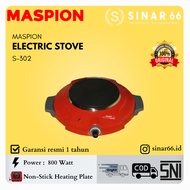 MASPION ELECTRIC STOVE KOMPOR LISTRIK 1 TUNGKU 800 W S302 S 302