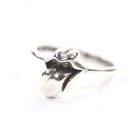 品相極佳：Chrome Hearts 泡泡糖唇舌環，925 純銀，日本尺寸 9，重 2.4 克，男女皆宜的配件。