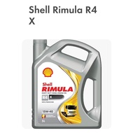 (ORI MALAYSIA) RIMULA R4 X  15W-40 5LITER