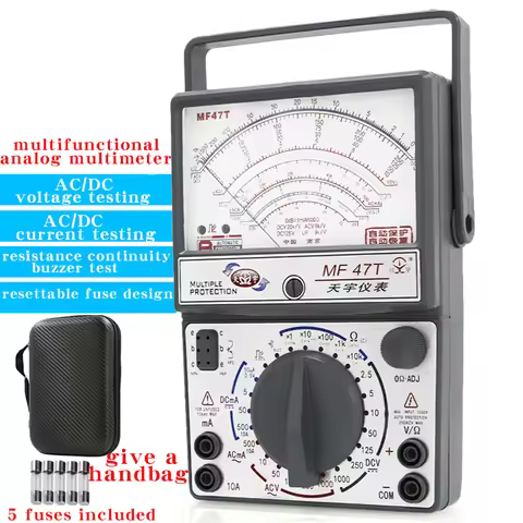 NJTY MF47T external magnetic pointer type anti-burn high-precision multimeter multimeter high-precis