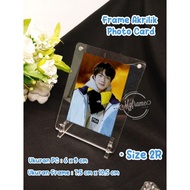 Photocard Frame Acrylic Photo Frame Transparent Magnet Free Stand 2R 3R 4R