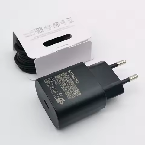 Samsung S20 S21 S22 S23 S24 Note 20 Ultra 10 Plus Charger 25W Super Fast Charging Power Adapter For 