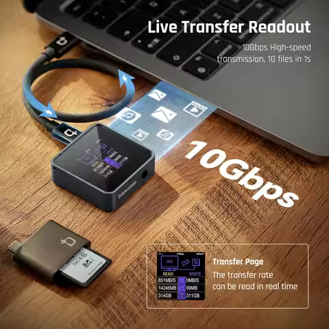DOCKCASE Pocket M.2 2230 NVMe SSD Enclosure for Steam Deck, fits NVMe PCIe, Exclusive to Size 2230, 