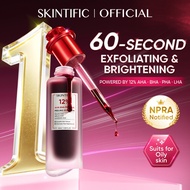 SKINTIFIC 12%AHA BHA PHA LHA Intensive Peeling Solution Serum muka Whitening Essence Brightening Dar