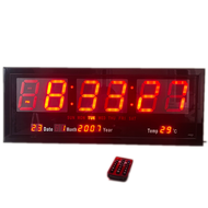 นาฬิกาดิจิตอล (JH6826) 68.5x26x3cm นาฬิกา ตั้งโต๊ะ LED DIGITAL CLOCK นาฬิกาแขวน นาฬิกาตั้งโต๊ะ