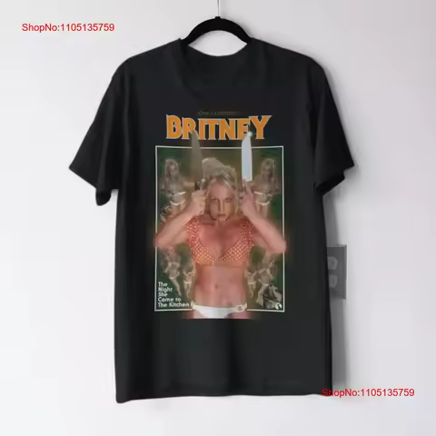 Britney Spears Knife Dance T Shirt New Funny Iconic Moment S 5XL vintage Washed graphic Comfortable 