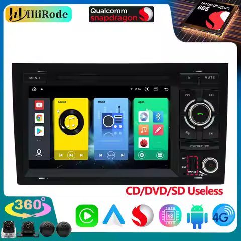 HiiRode A76 UIS7870 Android 13 12+256G Car Radio Stereo For Audi A4 Seat Exeo 2002-2008 CarPlay Auto