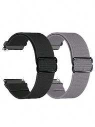 2pcs 18mm20mm22mm Quick Release Band Compatible With Samsung Galaxy Watch 7/4/5/6 40mm44m/6 Classic