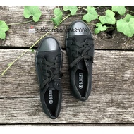 [READY STOCK] Kasut Sekolah Canvas Black Shoes | School Shoes | Kasut Hitam Tali | Black Sneakers