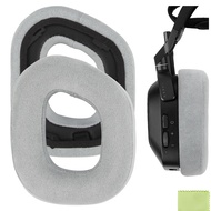 Geekria Comfort ไมโครหนังนิ่ม HS80จุกหูฟังสำหรับหูฟังหูฟังไร้สาย RGB อะไหล่ซ่อมฟองน้ำหูฟัง AKG (หนาพ