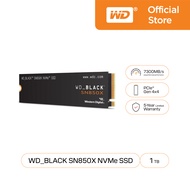WD Black SN850X SSD 1TB PCIe4x4 NVMe M.2 2280 Read:7300 MB/s Write:6300 MB/s (WDS100T2X0E) (เอสเอสดี