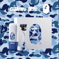 Bape Gillette 吉列限量版剃鬚刀 附定刀座及旅行盒