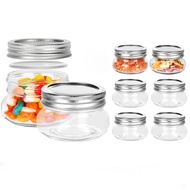 4oz ขวดใส่แยม 150ml.(12ใบ/ชุด) โหลกระปุกกลม ขวดน้ำพริก โหลแก้ว Mason jar glass