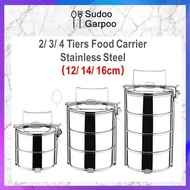 Multi Level Food Carrier~ Food Container 2 Tier 3 Tier 4 Tier- Stainless Steel/ Mangkuk Tingkat  (12