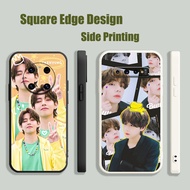 Case For Samsung Galaxy A51 A20S A21S A71 M10 M12 A30S A50S Print BTS Kim taehyung V charming LLEQ1 Phone Case Camera Protection