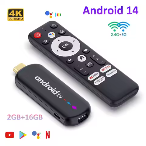 H96 MAX Amlogic S905L3 TV Stick Android 14 TV Box 4K HDR Streaming Media Player Google Voice Assista