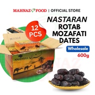MAHNAZ FOOD Kurma Nastaran/Sahara Rotab Dates Wholesale (12 Pack)
